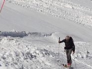 salendo verso il piccolo Cervino