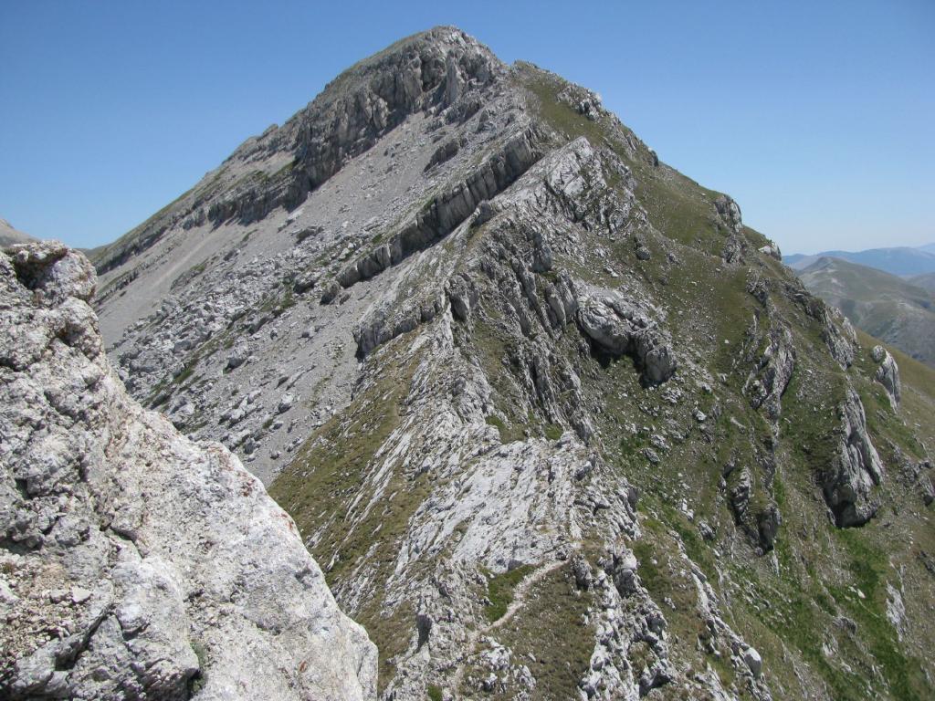 Dal Gendarme, la cresta e Pizzo Cefalone