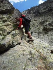 il Faber in disarrampicata