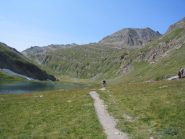 In discesa dal Col Vieux verso l'Echalp