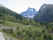 Salendo verso il rifugio del Viso