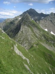 in prossimità del passo della Preja
