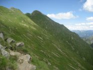 traverso -sul versante antronesco- per raggiungere il passo della Preja