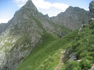 in prossimità del passo della Preja sul lato della val Bognanco