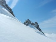 in discesa, al sole, verso i Grepillon