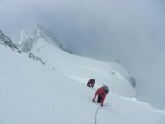 Ultimo tratto dello scivolo, quello normalmente senza neve