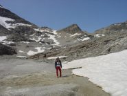 resti del ghiacciaio dell'agnello