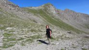 Laura al Col de l'Eychassier m. 2917 (15-7-2012)