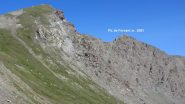 il Pic de Foreant e una parte della cresta di salita vista dal Col de l'Eychassier (15-7-2012)