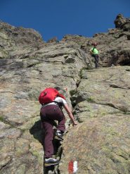 Attacco parte rocciosa