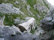 Uscita galleria e fortino