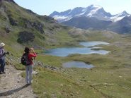 sullo sfondo il granparadiso