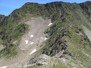 Colle della Guercia e verso il Passo del Bue