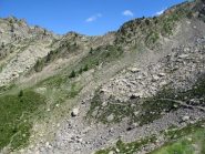 La discesa e la risalita verso il Passo saboulè