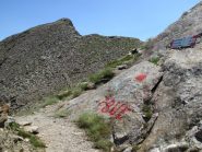 Passo del Bue e crinale per la Testa Rognosa della Guercia