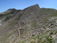 Sentiero e crinale per la Testa Rognosa della Guercia