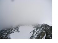 Il Gross Glockner dalla Erz-Johann-hutte ..celato nelle nuvole...