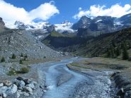 i 4000m alla base della morena che porta al rifugio
