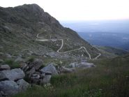 La strada che porta alle vecchie miniere di quarzo