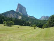 Veduta da les Pellas salendo verso il Col des Pellas