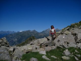 Arrivando sulla cresta