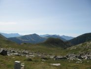 Panorama verso la valle Roja dal colle 