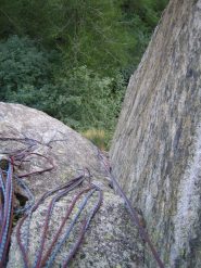 Il diedro finale del primo tiro