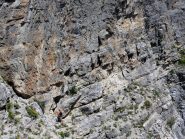La sosta di partenza della via