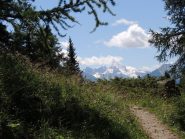 In arrivo al colle di Bard