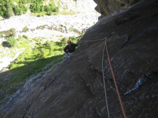 Gian in arrivo alla fine del 3° tiro