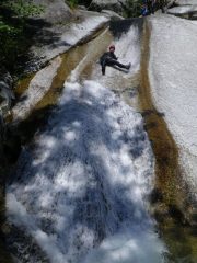 Ugo di Pine sul secondo toboga