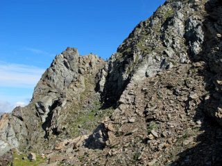 Uno dei colletti da attraversare sul lato Etroubles.