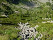 discesa nella conca delle miniere