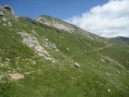 sentiero che dal passo della Forcoletta conduce al passo della Fria e poi sulla cima
