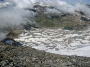 discesa sulla pietraia