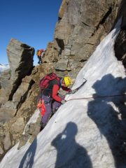 tratto che porta alla base di salita
