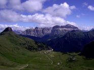 Vallone di Alba con il Sass Pordoi