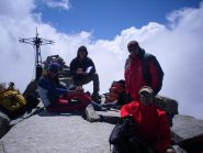 Lauretta,Giovanni,Alessandro e Alberto in vetta....