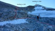 il percorso seguito verso lo Schollijoch (23-7-2012)