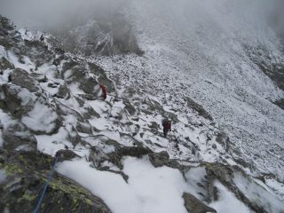 poco prima del bivacco