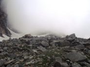 Dal Col di Fea si va nella nebbia