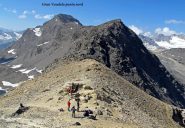 Escursionisti al colle Rosset