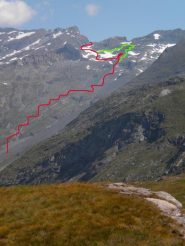 percorso tratto ref d'Averole - Collerin