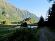 Il laghetto alla partenza