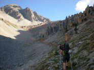 avvicinamento all'attacco della via