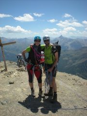 Io ed Alberto in vetta