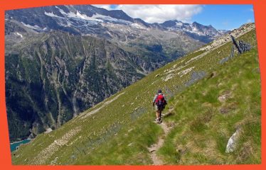 Arrivo nella zona dei paravalanghe