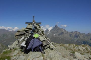 Bella propspettiva sul Monviso dalla cima 