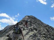 cresta dalla depressione con anticima e cima