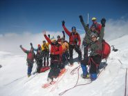 Il gruppo in vetta